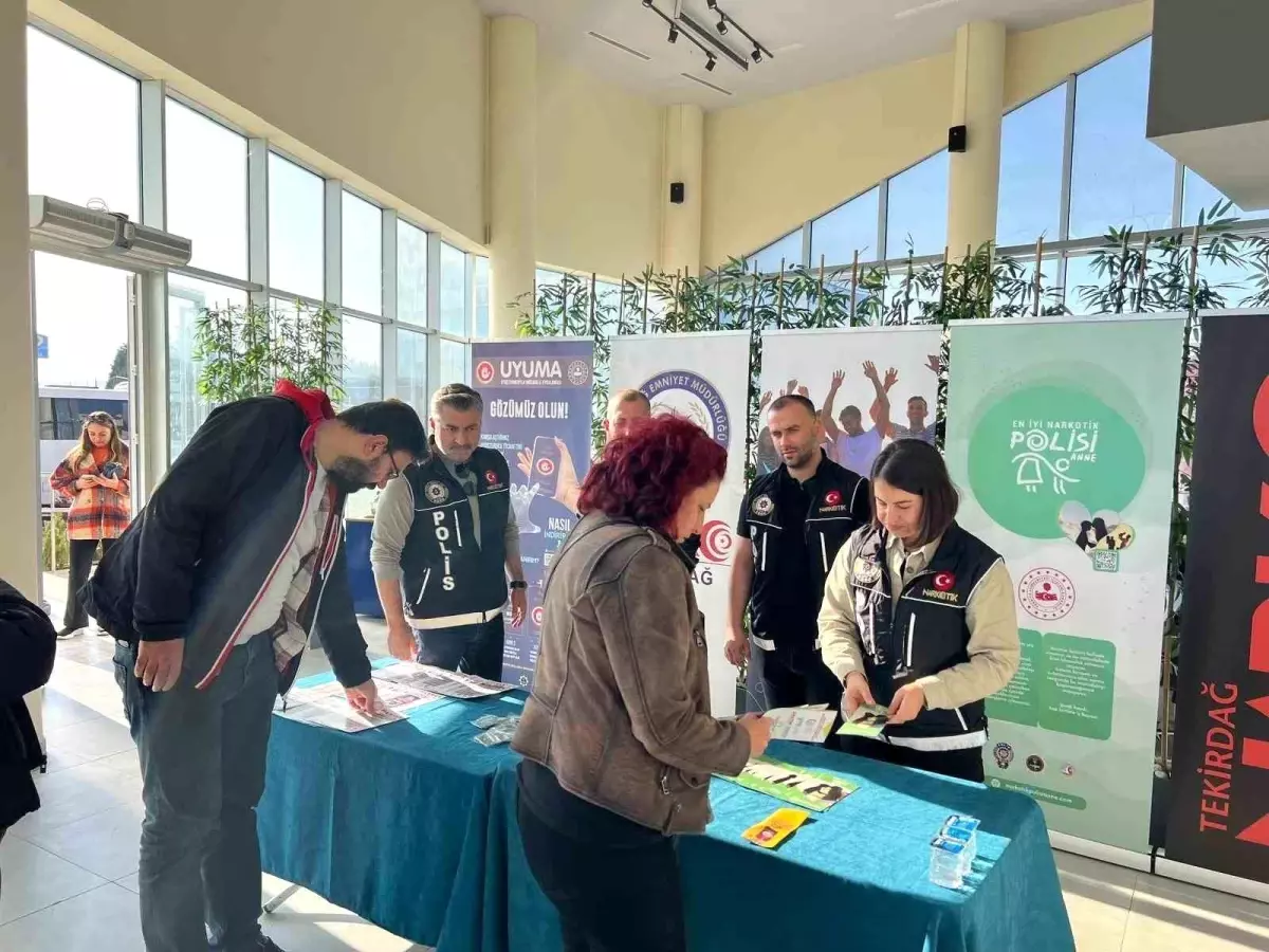 Tekirdağ’da Uyuşturucu ile Mücadele Etkinlikleri
