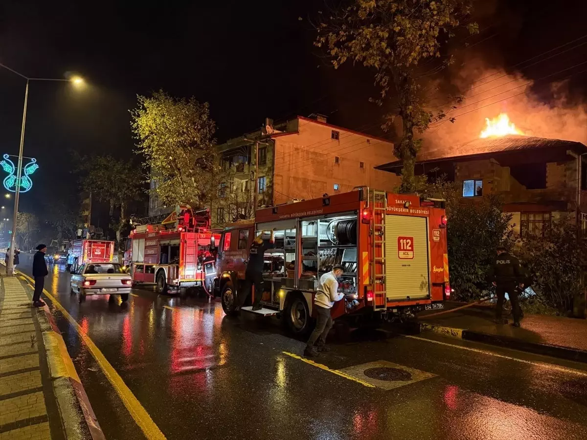 Kocaali’de Apartman Yangını
