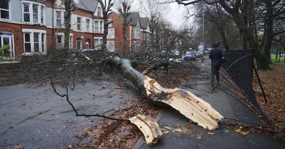 Darragh Fırtınası nedeniyle Britanya ve İrlanda’da yüz binlerce kişi elektriksiz kaldı