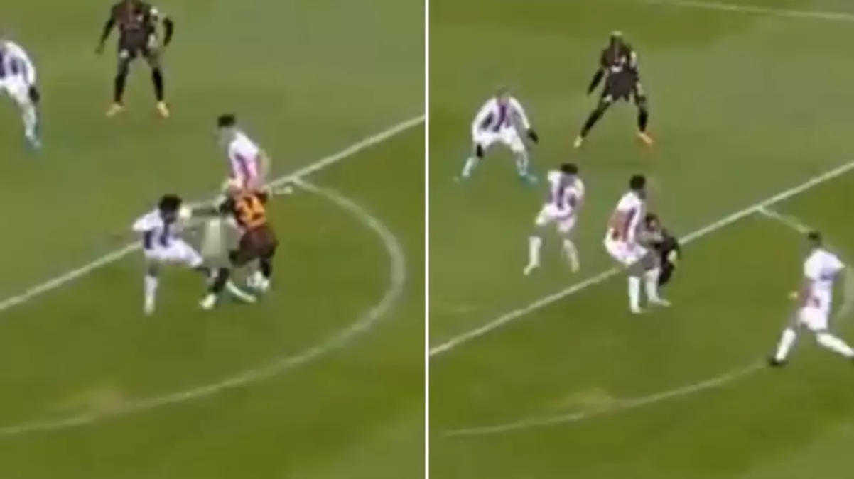 Galatasaray, bu pozisyonda kırmızı kart bekledi