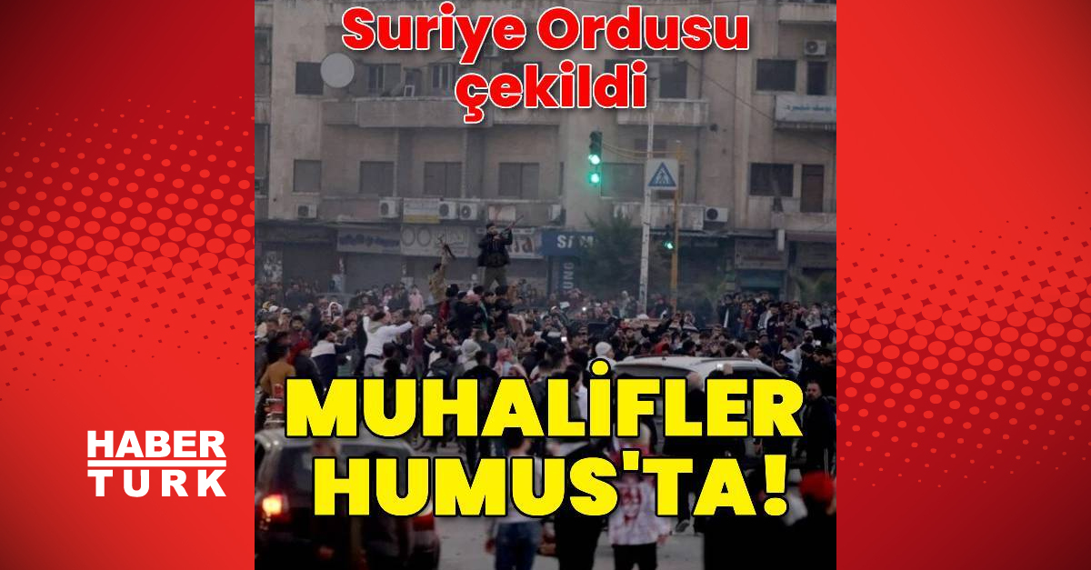 Muhalifler Humus’u kontrol altına aldı