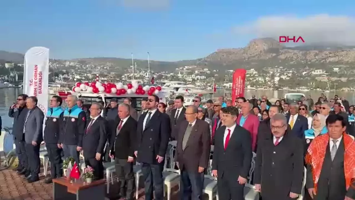 Bodrum’da Modern Kontrol Gemisi ‘Reis 48’ Göreve Başladı