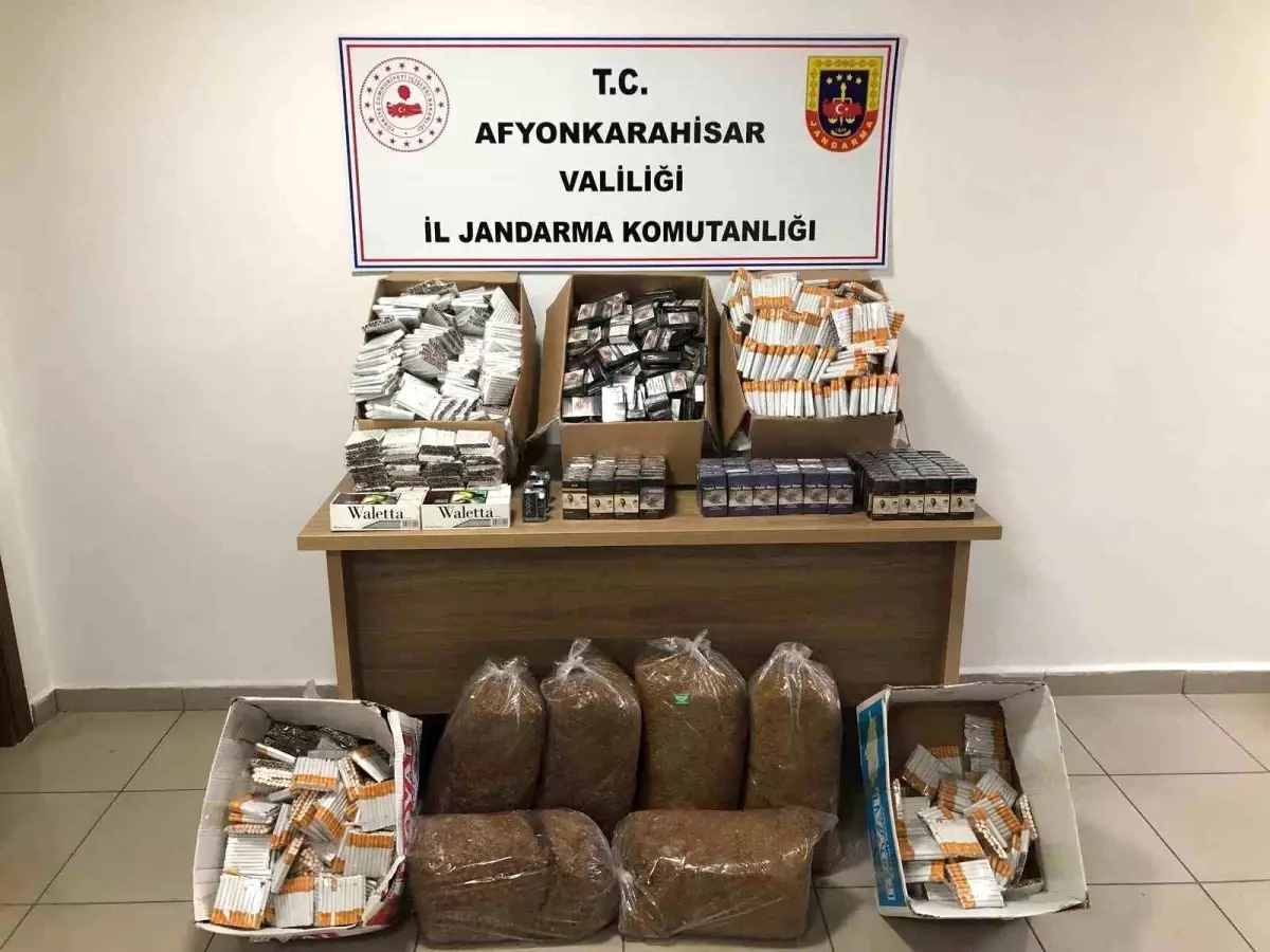 Afyonkarahisar’da Kaçak Tütün Operasyonu