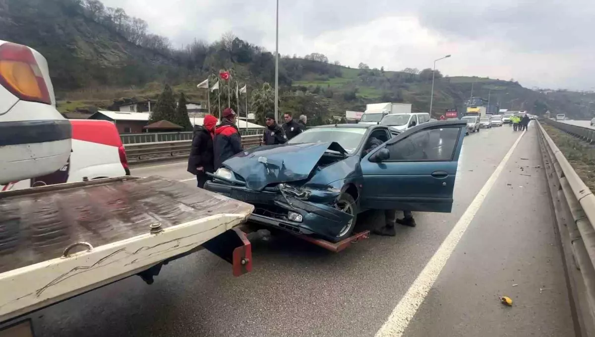 Samsun’da Zincirleme Kaza: 2 Yaralı