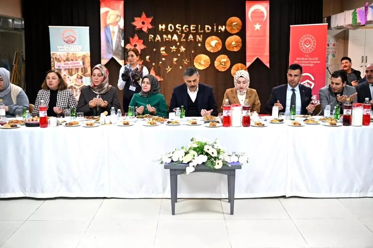 Vali Çiftçi Güzide Bakım Merkezi’nde İftar Yemeği Düzenledi